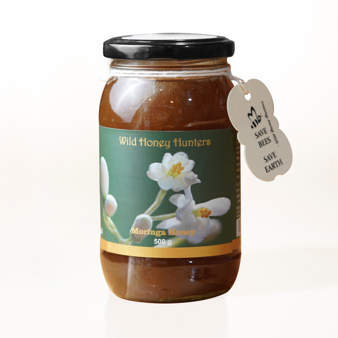 Moringa honey 500gm front