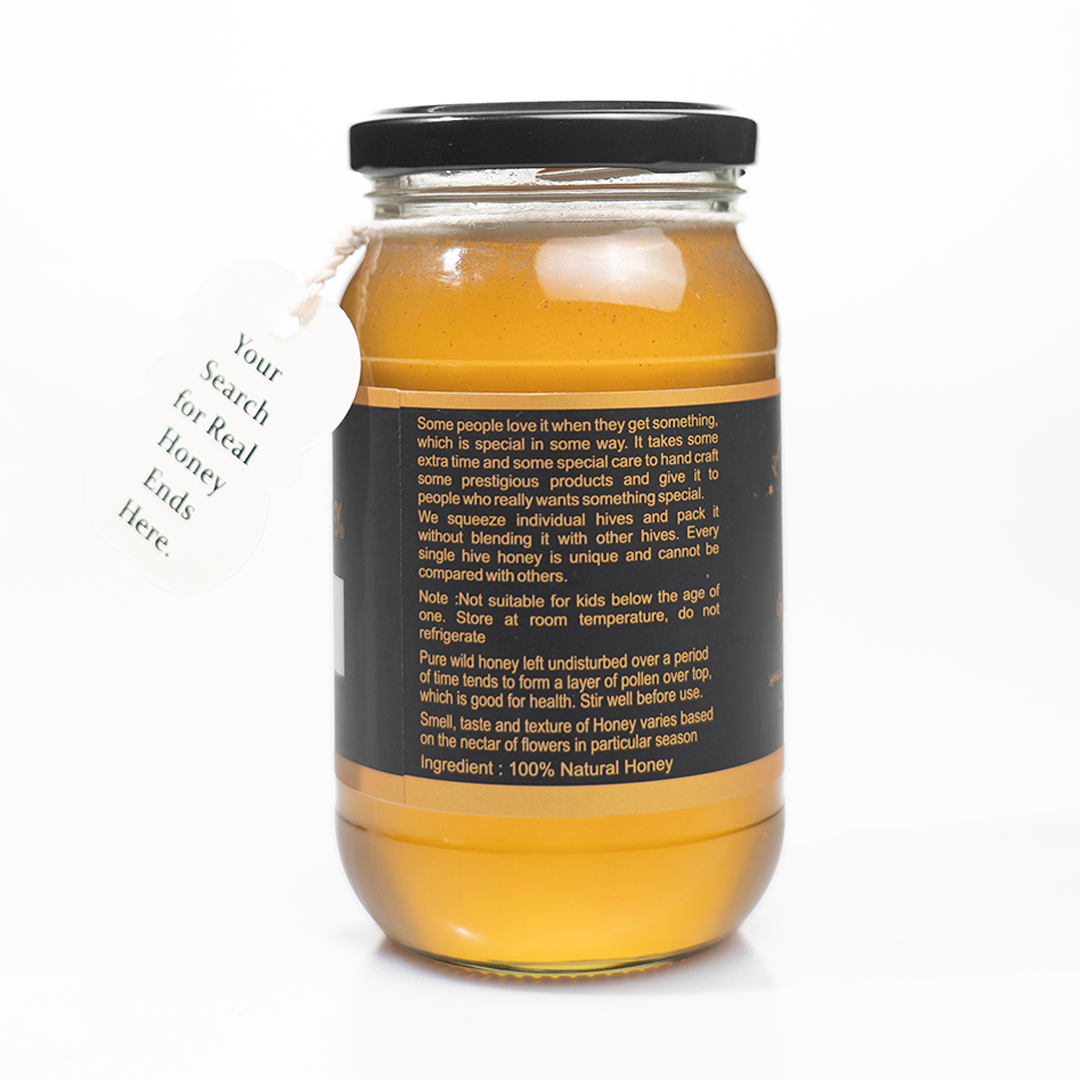 single hive honey 500gm - Back