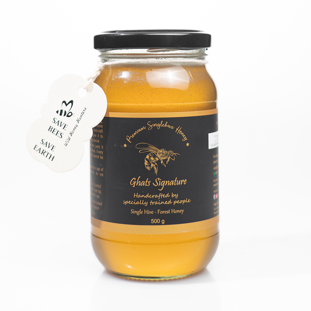 single hive honey 500gm - Front