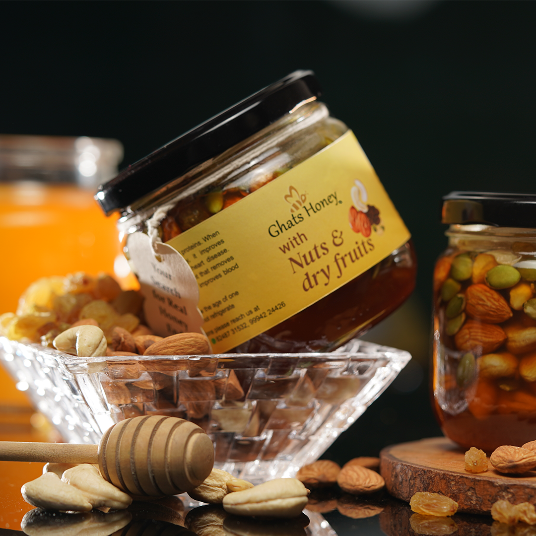 Honey with nuts and dry fruits