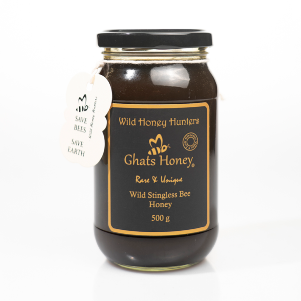 wild stingless bee honey 500gm - Front