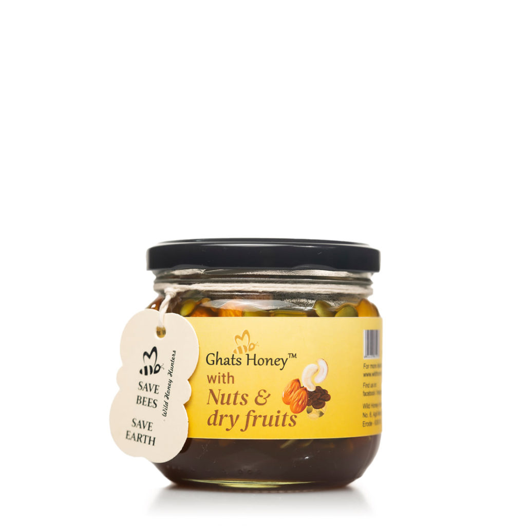 Honey with nuts and dry fruits Online in India Wild Honey Hunters