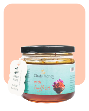 honey with saffron 350gm