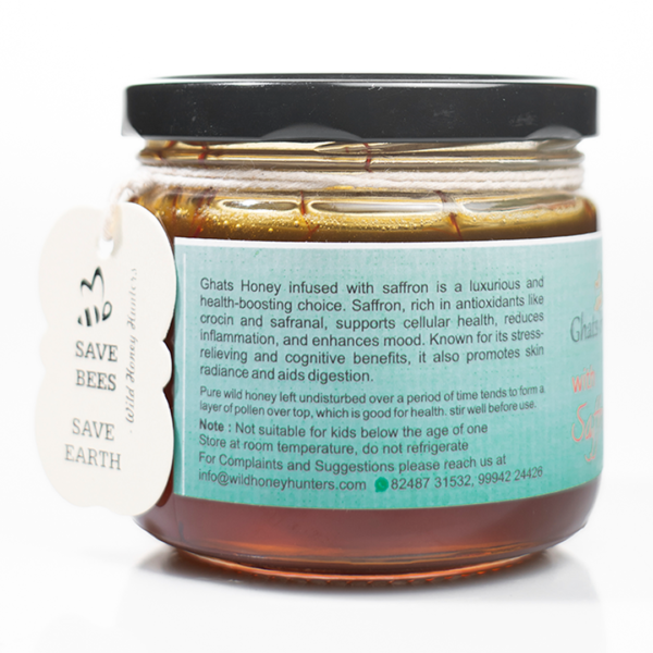 honey with saffron 350gm