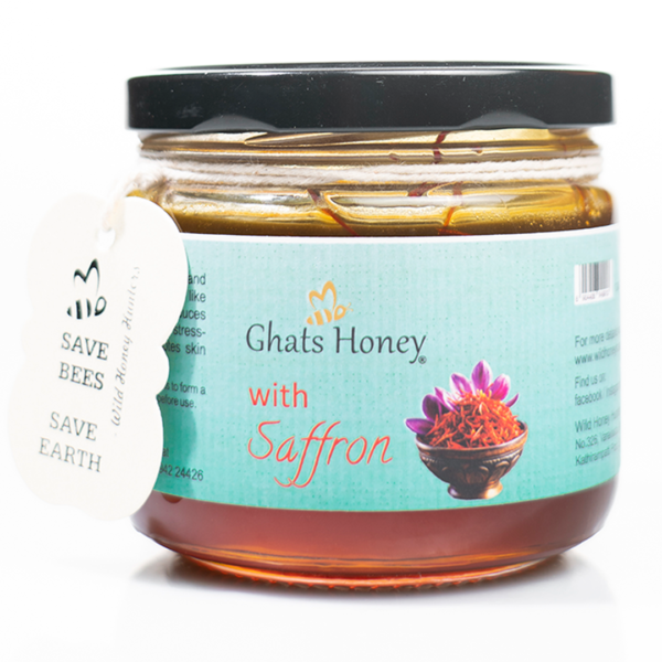 honey with saffron 350gm