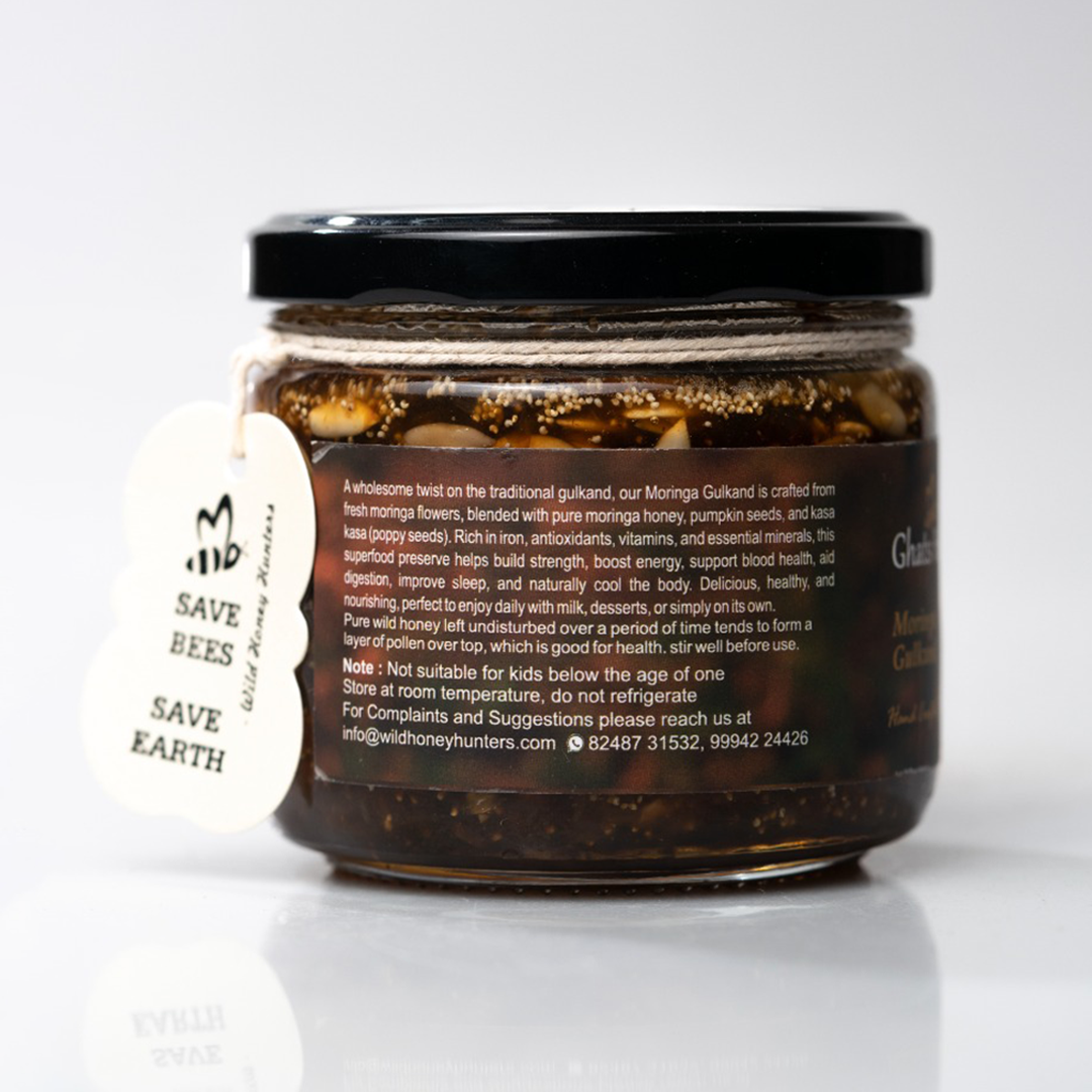 moringa gulkand 350gm back