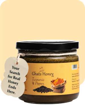 wild honey with Turmeric and Black Pepper