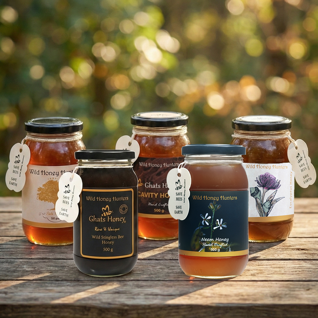 Buy pure ghats honey varieties from wild honey hunters