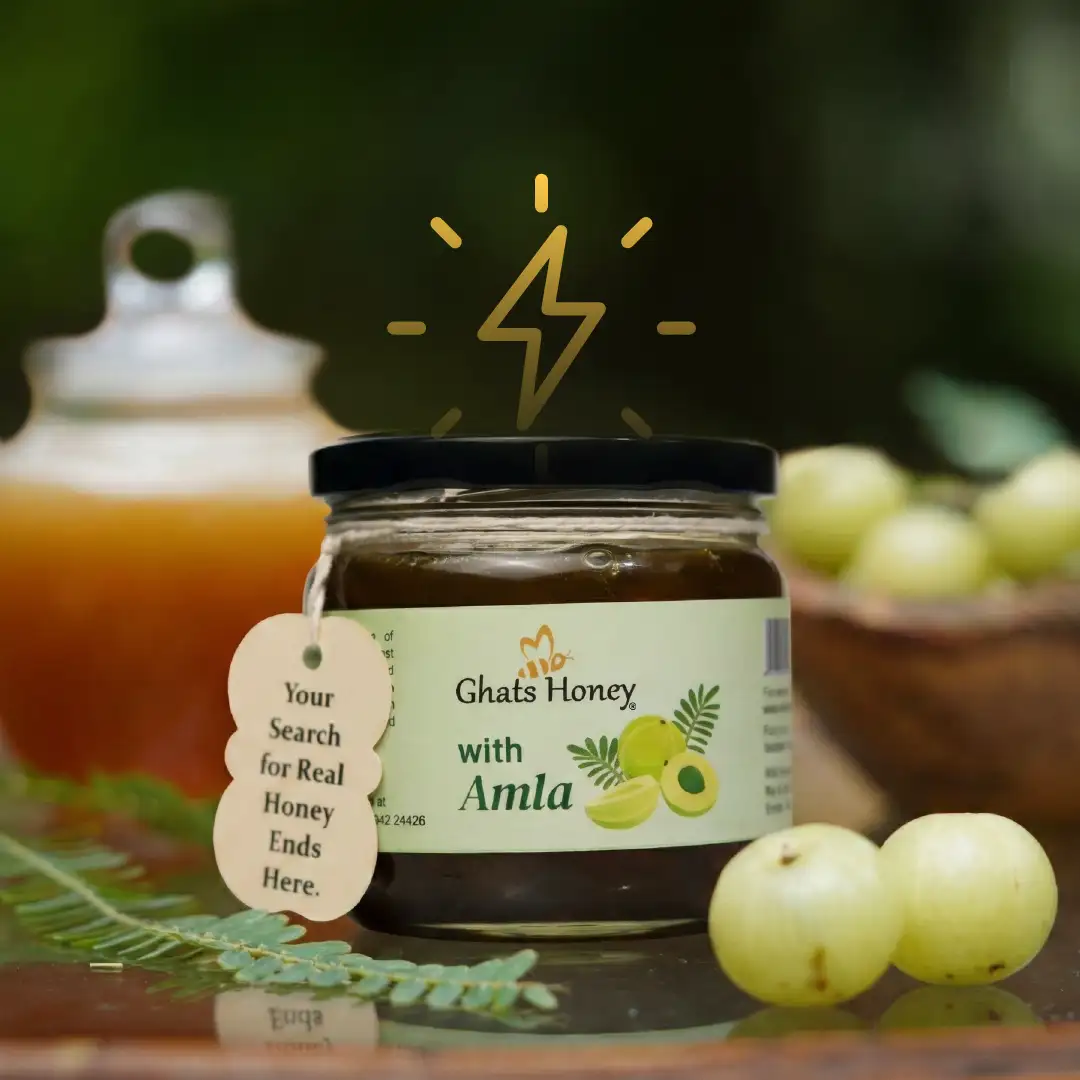 Ghats Honey in amla a blend of two natural ingredients forest honey and amla