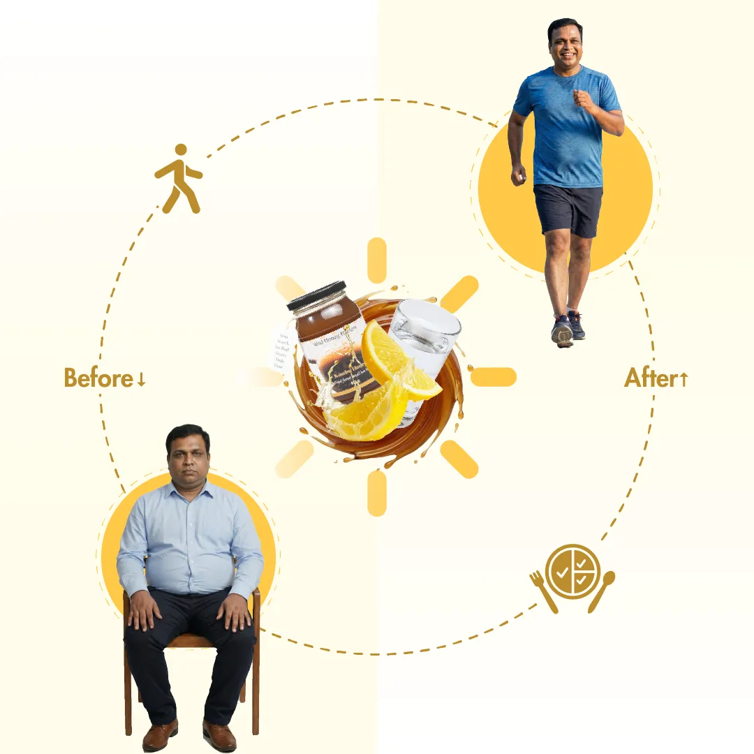 how our customer loss weight naturally with kombu honey and lemon water