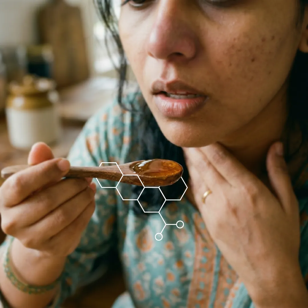 one soon of wild honey for cough and cold