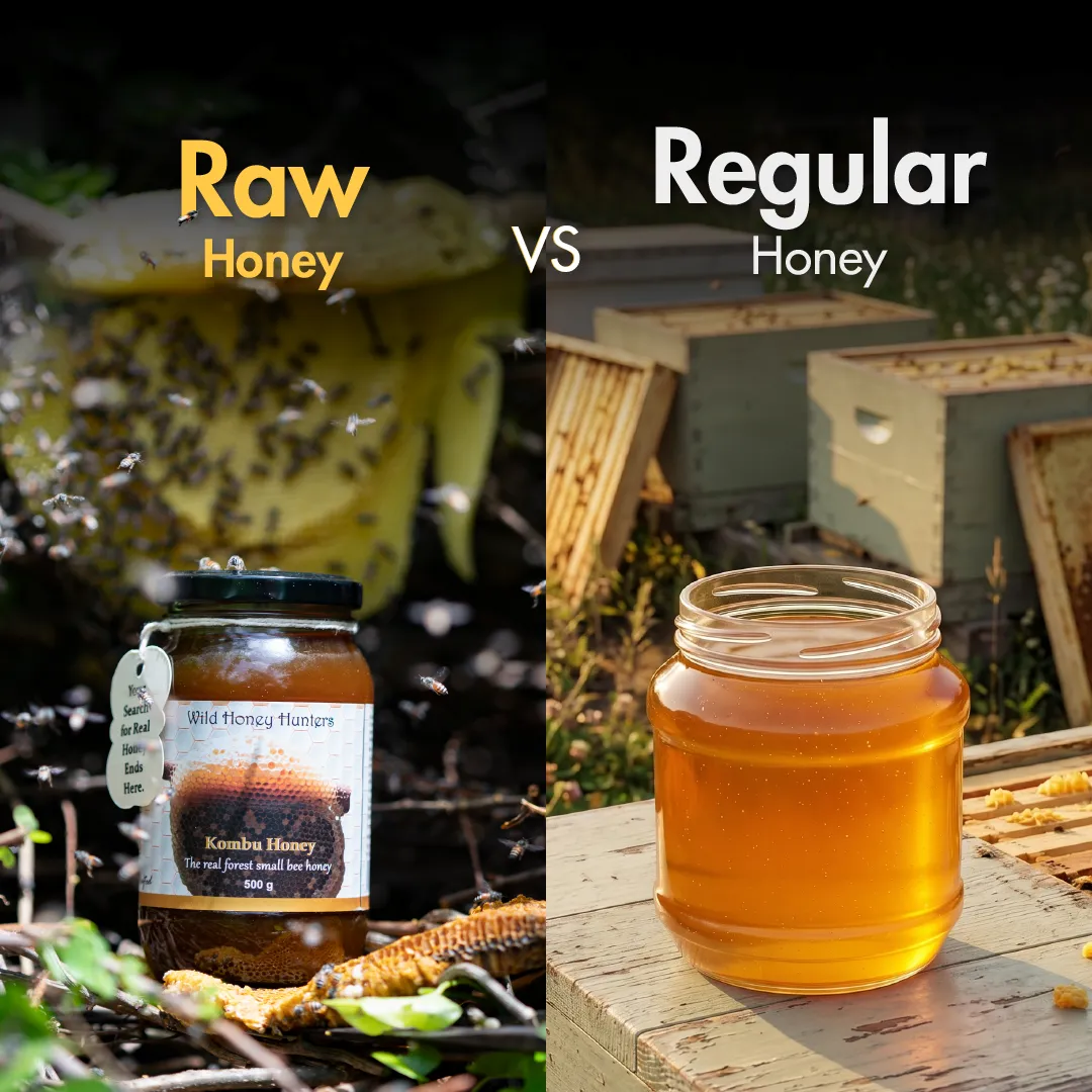 raw honey vs regular honey