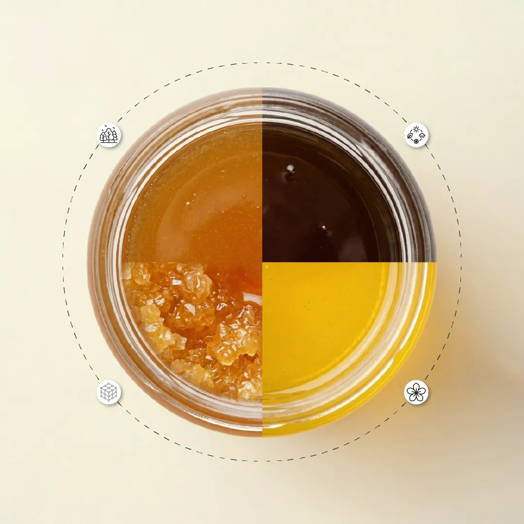 Pure honey vs processed honey explains why pure honey is never perfect