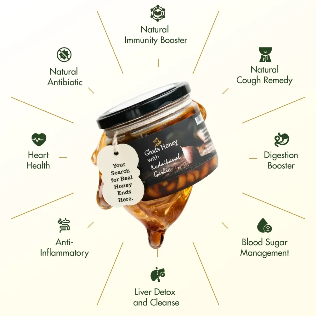 Square - Garlic Honey Benefits 1 garlic in honey benefits